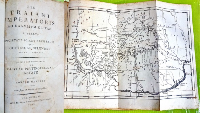 G16-I-Editie veche 1793 Imparatul TRAIAN-Res Traiani Imperatori Danubium Gestae.