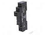 Stativ PIN 8 10A 300VAC pentru șină DIN cu cleme cu arc