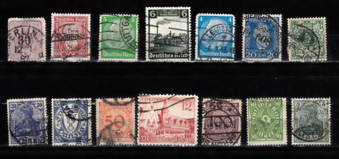 A7 T4 9 - Timbre foarte vechi - Germania
