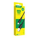 Cumpara ieftin Cablu de incarcare Micro USB si transfer date, 100 cm, 2.8A, Kaku, Skin Feel, KSC419, Negru