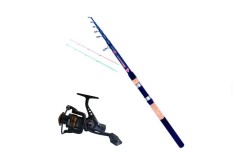 Set lanseta Travel Accesorii pescuit &gt; Nada si momeli telescopica si mulineta XP30R -putere 60/120g
