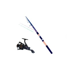 Set lanseta Travel feeder 3.6m telescopica si mulineta XP30R -putere 60/120g