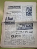 Ziarul sportul popular 5 iunie 1967 - ultima etapa in campionatul de fotbal,rapid lider