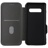 Husa tip carte cu stand Techsuit neagra pentru Samsung Galaxy S10