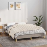 vidaXL Pătură cu greutăți, crem deschis, 138x200 cm, 6 kg, textil 350754