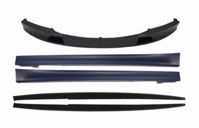 Prelungire Bara Fata cu Praguri Laterale si Extensii Add-on Lip BMW Seria 3 F30 F31 (2011-2018) M3 Design Performance AutoTuning foto