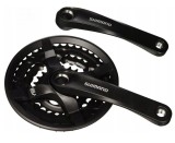 Angrenaj pedalier Shimano FC-TY501, 6/7/8 viteze, AFCTY501C244CLB 42/34/24 Cod:X118