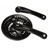 Angrenaj pedalier Shimano FC-TY501, 6/7/8 viteze, AFCTY501C244CLB 42/34/24 Cod:X118