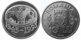 Moneda 10 lei PROOF 50 de ani de la &icirc;nfiinţarea FAO