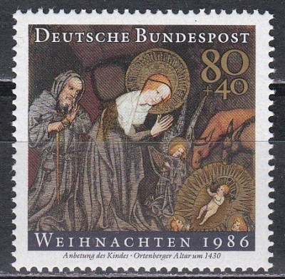 Germania 1986 - Crăciun, MNH foto
