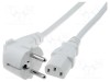 Cablu 3x1mm2 CEE 7/7 ştecăr unghi LIAN DUNG PVC IEC C13 mamă