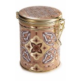 Cumpara ieftin Borcan metal multicolor inchidere ermetica HB cm 11,5 x 9 x 12 H