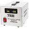 Stabilizator tensiune monofazat 1.2KW 1200W cu ServoMotor si 2 iesiri Schuko + ecran LCD cu valorile tensiunii, TED Electric TED000132