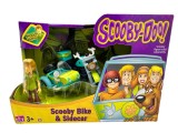 Motocicleta Scooby Doo Bike cu Sidecar si Figurina Shaggy 3+