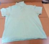 Tricou barbati Polo Pull &amp; Bear , bumbac , culoarea turcoaz, marime L / C61, Aqua