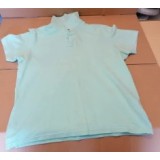 Tricou barbati Polo Pull &amp; Bear , bumbac , culoarea turcoaz, marime L / C61