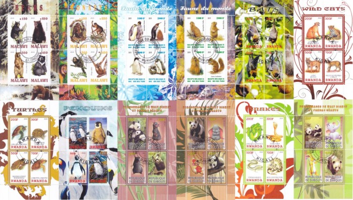 COLITE 12 buc. diferite - ANIMALE
