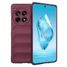 Husa OnePlus 12R Techsuit Magic Shield, bordo foto