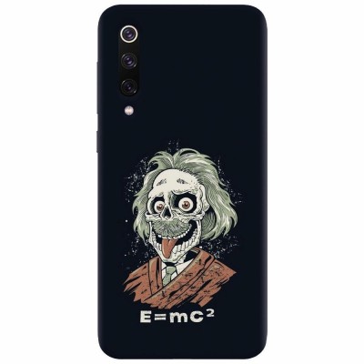 Husa silicon pentru Xiaomi Mi 9, Albert Einstein Caricature foto