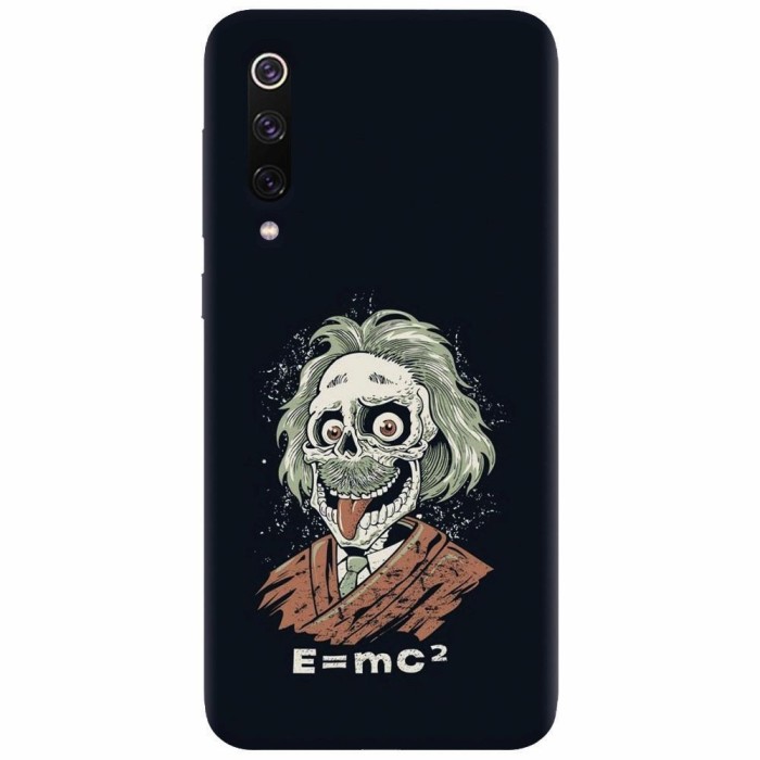 Husa silicon pentru Xiaomi Mi 9, Albert Einstein Caricature