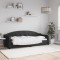 Gossi pat de zi, negru, 80x200 cm, material textil