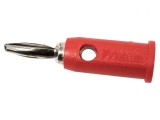 Mufă Banană 4mm 5A 2,5kVDC Roșie