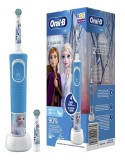 Periuță de dinți electrică Oral-B Vitality Kids Frozen pentru copii, 2 capete, 4 stickere, 2 programe