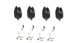 Set 4 senzori /averizori pescuitsi 4 swingeri cu led luminosi