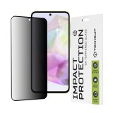 Techsuit - 111D Privacy Full&nbsp;Glue - Samsung Galaxy A35 5G / A55 5G / M35 / M56 - Black