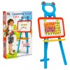 Șevalet Copii 2-in-1 vidaXL: Tablă Magnetică, Cretă, Pictură, Accesorii Incluse, Multicolor, 45x41x94 cm