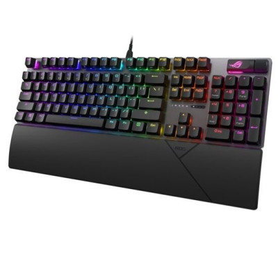 Tastatura gaming mecanica ASUS ROG Strix Scope II NX neagra iluminare RGB foto