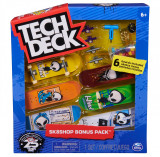 Tech deck pachet 6 piese cu accesorii fingerboard blind, Spin Master