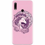 Husa silicon pentru Huawei P Smart 2019, Purple Unicorn