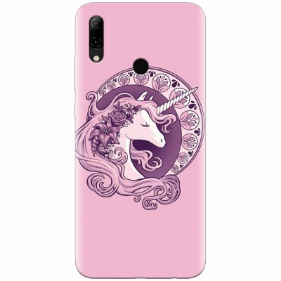 Husa silicon pentru Huawei P Smart 2019, Purple Unicorn foto