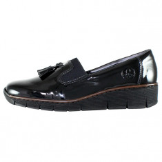 Pantofi casual dama - Rieker negru - Marimea 42 foto