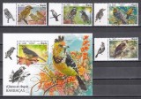 Angola 2018 - Păsări - Barbets, Serie cu Tapsuri + Colita, MNH