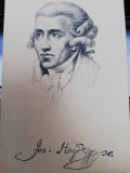 Carte postala Joseph Haydn, necirculata, ed.Stengel, litografie, perfecta