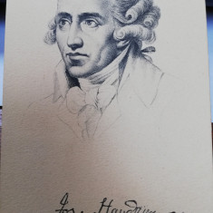 Carte postala Joseph Haydn, necirculata, ed.Stengel, litografie, perfecta