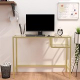 Birou de calculator transparent 100x36x74 cm sticlă securizată