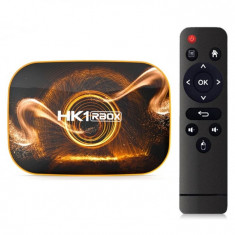 TV Box HK1 RBOX R1 Smart Media Player, 4K, RAM 4GB, ROM 128GB, Android 11.0, Rockchip RK3318 QuadCore, Slot Card, Wi-Fi dual band