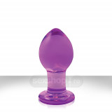 Dopuri anale - Crystal Sticla Premium Dop Mediu Violet