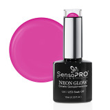 Cumpara ieftin Oja Semipermanenta Neon Glow SensoPRO Milano #38 Wildberry Pink, 10ml