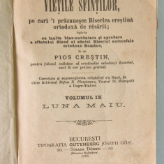 VIETILE SFINTILOR , VOL. IX , LUNA MAI , 1905