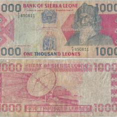 1993 ( 4 VIII ) , 1,000 leones ( P-20a ) - Sierra Leone
