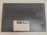 Carcasa superioara cu tastatura palmrest Laptop Gaming, HP, Omen 16-K, N14413-271, N14413-001, iluminata RGB 20 pini, layout US (RO)