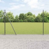 Gard Hexagonal Gri 1.4x10 m Oțel