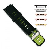 Cumpara ieftin Curea din silicon compatibila cu Apple Watch 9|8|7|6|5|4|3|2|1 Series, 49mm|45mm|44mm|42mm, Black Moss