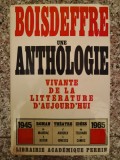 Boisdeffre Une Anthologie Vivante De La Litterature D&#039;aujourd - 0 , B641