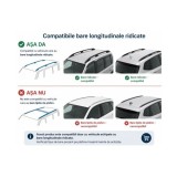 Bare portbagaj transversale auto aluminiu compatibile Audi A4 Avant (B5) 1996-2001