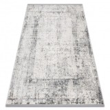 Covor TULS structural, franjuri 51324 Vintage, Cadru fildeş / gri , 120x170 cm